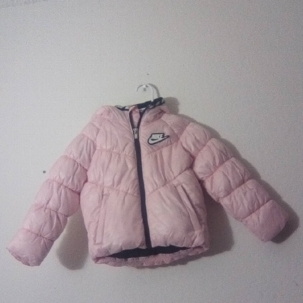 Nike Kids Pink Puffer Jacket